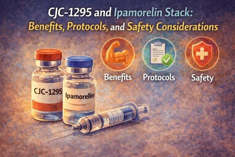 CJC-1295 and Ipamorelin Stack: Benefits, Protocols, and Safety Considerations