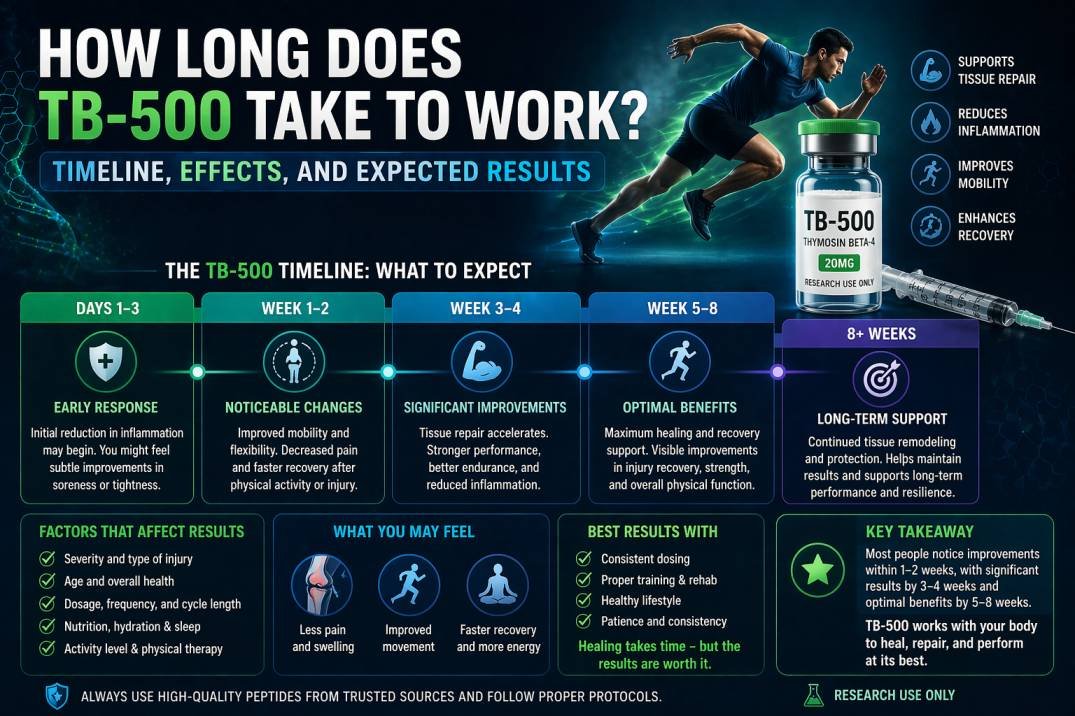 How Long Does TB-500 Take to Work? Timeline, Effects, and Expected Results
