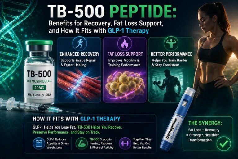 TB-500 Peptide: Benefits for Recovery, Fat Loss Support, and How It Fits with GLP-1 Therapy
