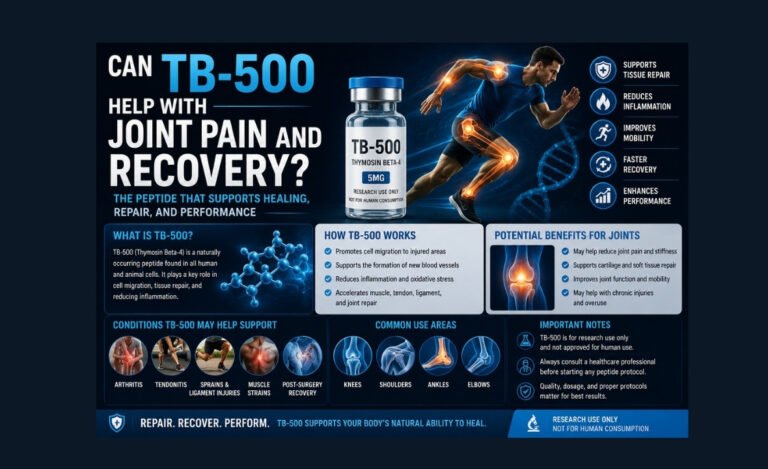 Can TB-500 Help with Joint Pain and Recovery? Evidence, Uses, and Safety Considerations