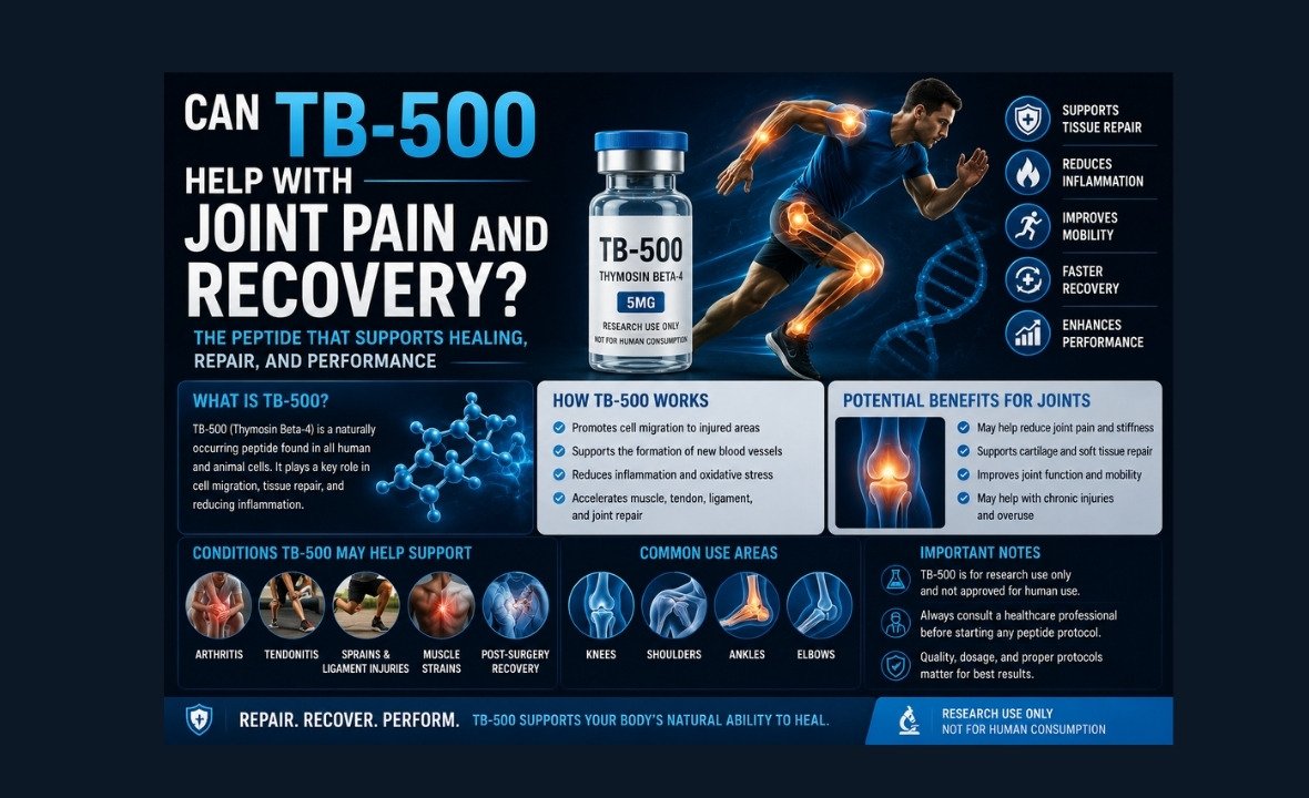 Can TB-500 Help with Joint Pain and Recovery? Evidence, Uses, and Safety Considerations