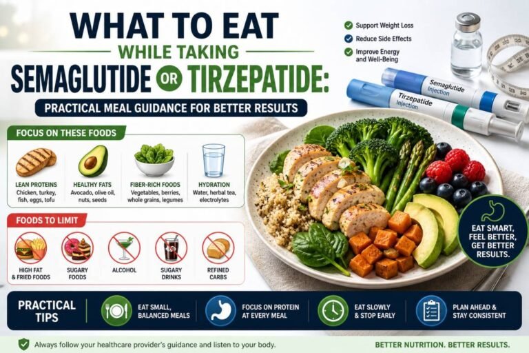 What to Eat While Taking Semaglutide or Tirzepatide: Practical Meal Guidance for Better Results