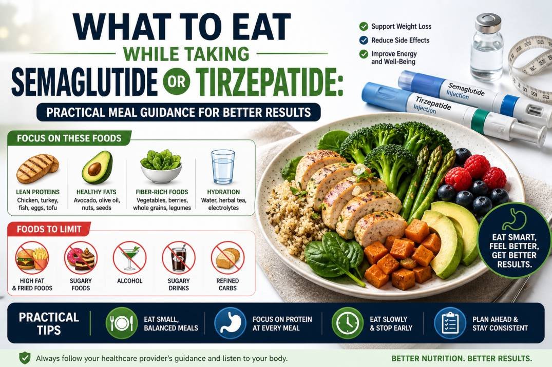 What to Eat While Taking Semaglutide or Tirzepatide: Practical Meal Guidance for Better Results