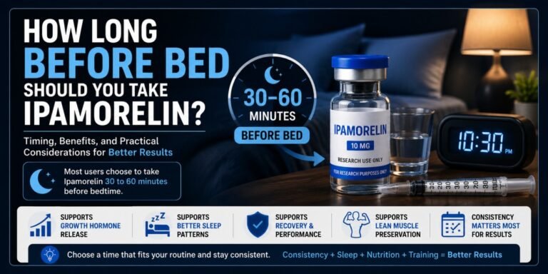How Long Before Bed Should You Take Ipamorelin?