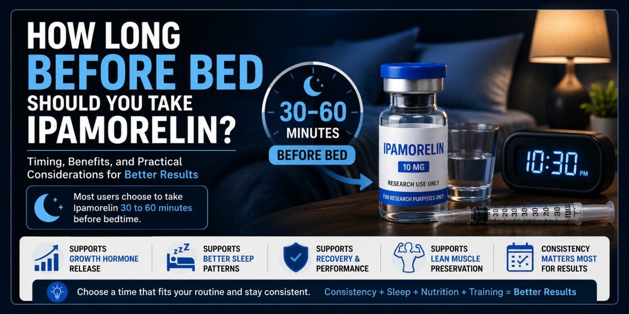 ipamorelin best time to take How Long Before Bed Should You Take Ipamorelin? – Trust Labs